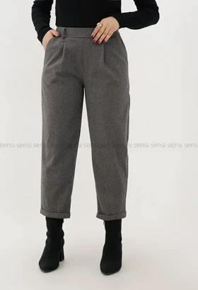 شلوار فوتر کج راه پشت کش کد1004946