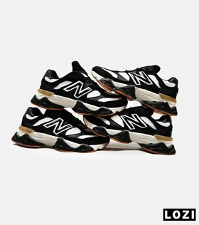 کفش کتانی مردانه و زنانه مشکی سفید NEW BALANCE 9060