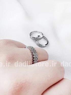 انگشتر نگین‌دار میکرو آبکاری