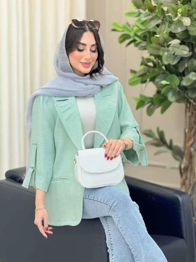 مانتو آستین سگک دلنیا