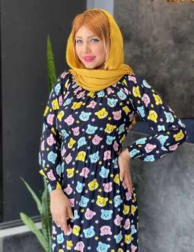 پیراهن نخی آستین بلند پژواک کد : S231