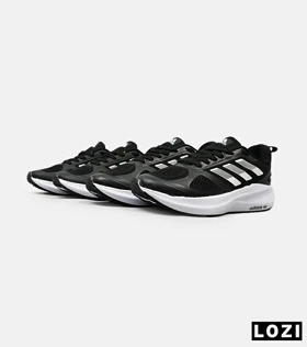کفش کتانی مردانه و زنانه مشکی سفید Adidas SWIFT