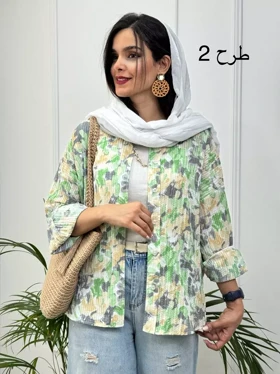 مانتو شومیزی آبرنگی