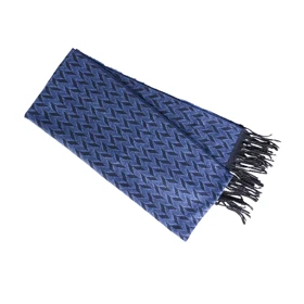 شال گردن طرح هریبون آبی