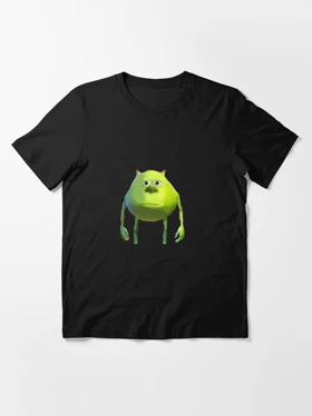 تیشرت کارخانه هیولاها | تیشرت Monsters inc طرح Mike Wazowski Meme کد 123447
