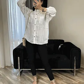 مانتو تابستانه خنک جلو دکمه خور پوپلین