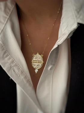 گوشواره و گردنبند سکه 2 تکه