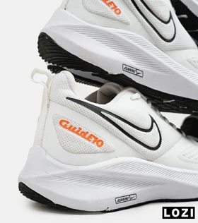 کفش کتانی مردانه و زنانه سفید مشکی نارنجی Nike guide 10
