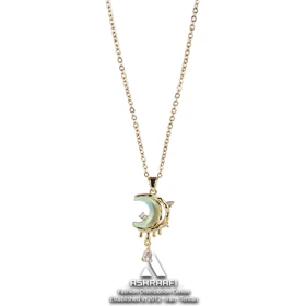 گردنبند ماه و نگین Dripping Moon Necklace G