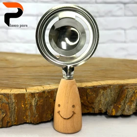 جداکننده زرده تخم مرغ دسته چوبی لبخند