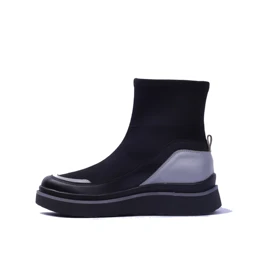 بوت CK جورابی_مشکی قرمز کد 1651