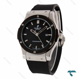 ساعت هابلوت مردانه سیلور مشکی Hublot-6837-G