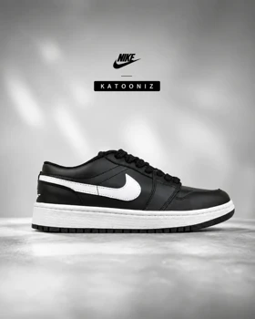 کتانی نایک ایر فورس مشکی سفید مردانه و زنانه مدل 9166 Nike Air Force