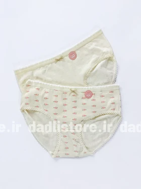 شورت اسلیپ نخ پنبه عروسکی طرح گل