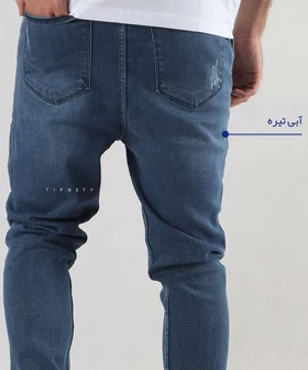 شلوار جین اسلش مردانه زاپ‌دار 4567