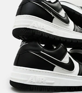 کفش کتانی مردانه و زنانه مشکی سفید نایک NIKE AIR FORCE مدل 4273