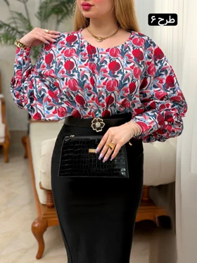 شومیز کیمونو یلدایی 3683