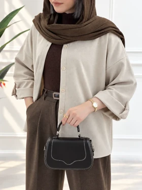 کت مخمل شانل زنانه پاییزی (استخوانی)