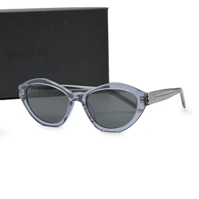 عینک آفتابی زنانه سن لورن مدل EA-m60 Saint Laurent اورجینال (طوسی)