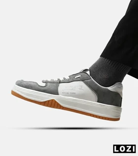 کفش اسنیکرزمردانه طوسی سفید VANS