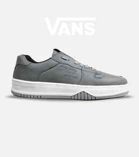 کفش اسنیکرزمردانه طوسی سفید VANS مدل 6481