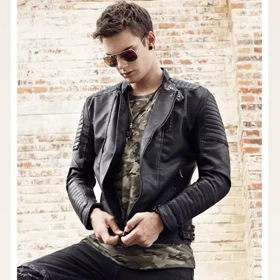 کاپشن چرم پلیسی وارداتی