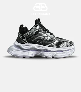 کفش کتانی مردانه و زنانه مشکی طوسی سفید Balenciaga مدل 7021