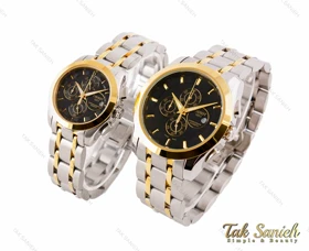 ساعت تیسوت ست سه موتوره طلایی سیلور Tissot-3166-S