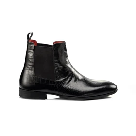 Printed Croc Chelsea Boot S402