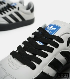کفش کتانی مردانه طوسی مشکی ADIDAS Samba