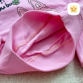 بلوز شلوار دخترانه جنس پنبه لبوبو برند DENIZ مناسب 9 ماه تا 2 سال