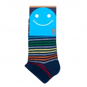 جوراب جوپا مچی راه راه - آبی میکس رنگی