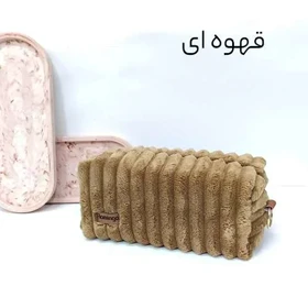 کیف لوازم آرایشی زنانه مدل فلامینگو طرح کرکره ای