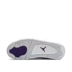 کتانی نایک جردن4 متالیک سفید بنفش Nike Air Jordan 4 Retro "Metallic Pack - Purple" sneakers