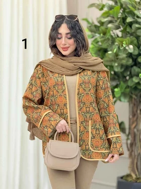 مانتو طرح دار توسکا