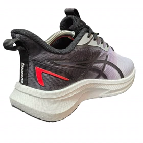 کفش پیاده روی آسیکس سفید طوسی