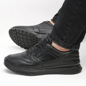 کفش و کتانی اسپرت مردانه مدل اکو ECCO رنگ مشکی کد 6529