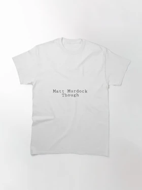 تیشرت کلاسیک مارول تیشرت Marvel طرح Matt Murdock Though
