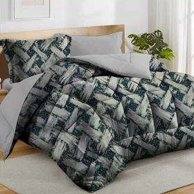 سرویس روتختی مخمل شانل نوبل (سبز آبی تیره)