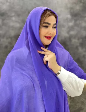 شال زنانه سوپر نخ رنگی