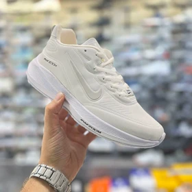 کفش راحتی نایکی مدل ایر زوم Air zoom با رویه فوم سفید
