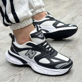 کفش و کتانی مردانه مدل نیوبالانس NEWBALNANCE رنگ مشکی و سفید