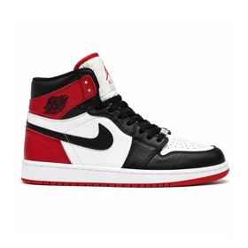 کفش و کتانی مردانه و زنانه ساق‌دار مدل NIKE JORDAN 1 رنگ سفید قرمز کد 2197