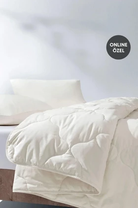 لحاف سایز بزرگ Yataş مدل Superwashed پشم - شیری