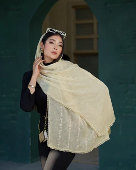 شال سنگشور خامه‌دوزی لاین 20606