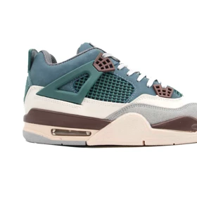 کتانی جردن 4 کرم سبز سایز بزرگ کد 547900