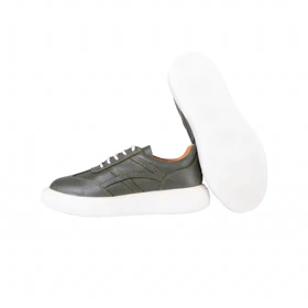 ونس چرم زنانه سبز یشمی 6088