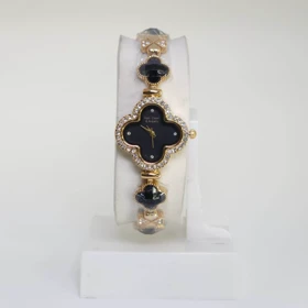 ساعت مچی زنانه ون کلیف Van cleef and Arpels با موتور کوارتز ژاپن قفل دستبندی