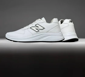 کتانی نیوبالانس سفید مشکی سایز زنانه و مردانه