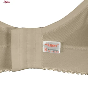 سوتین زنانه سه تیکه زنبوری مدل بدون فنر کرم لین کد 4680-412